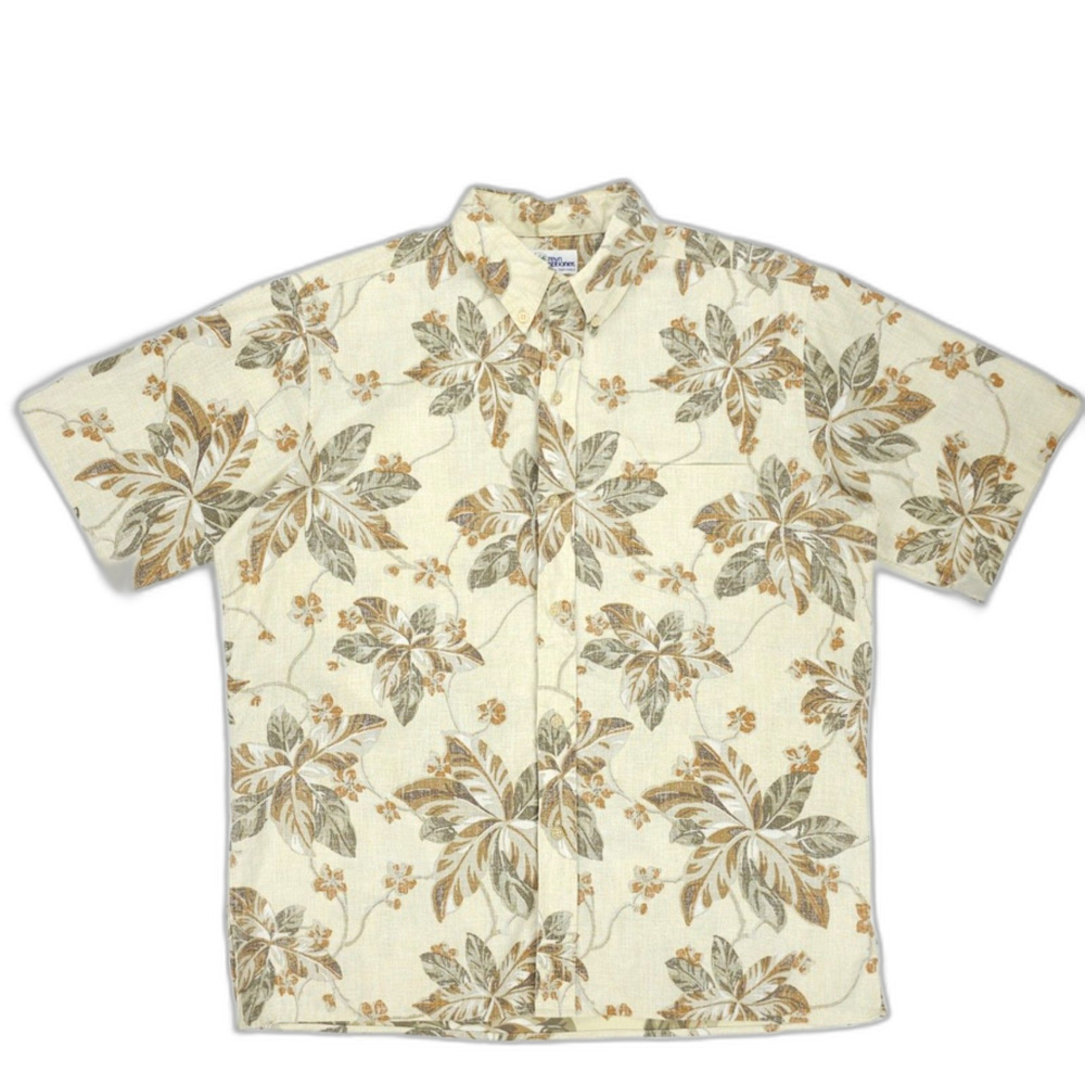 REYN SPOONER Hawaiian Shirt Floral Resort VSCO Beachy Boho Y2k 90s Normcore